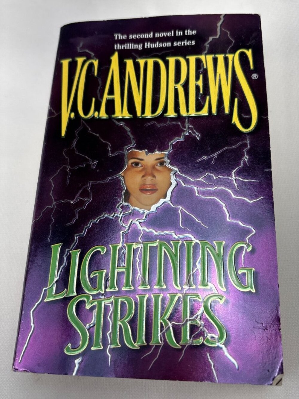 V.C. Andrews Lightning Strikes Paperback Hudson Series Second Novel